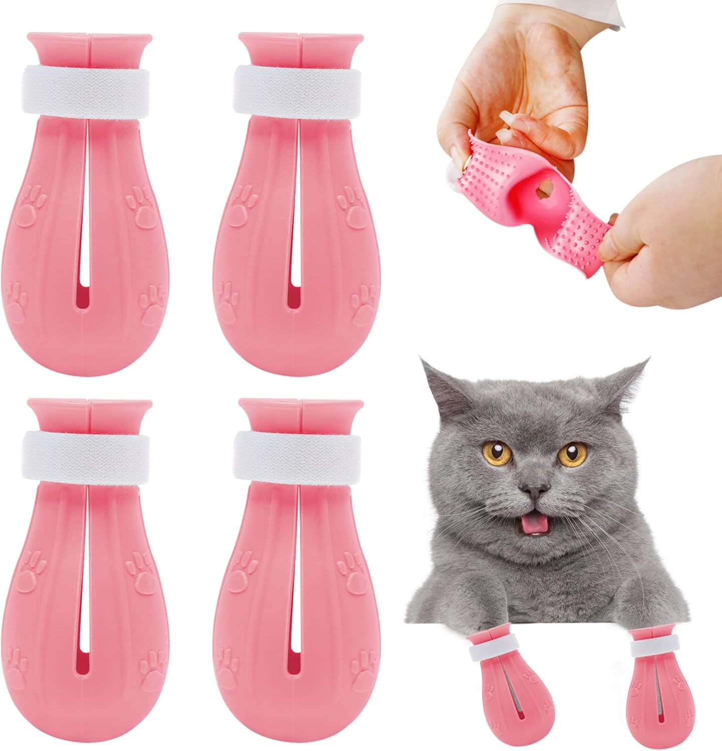 120 Capuchons Pour Griffes Chats Et Chiens - Anti-rayures, Confortables, Plusieurs Tailles Et Couleurs - 5