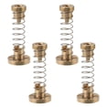 thumbnail image 1 of RUNROTOO Lead Screw Nut Golden 4Pcs 2.2X0.9X0.9In, 1 of 5
