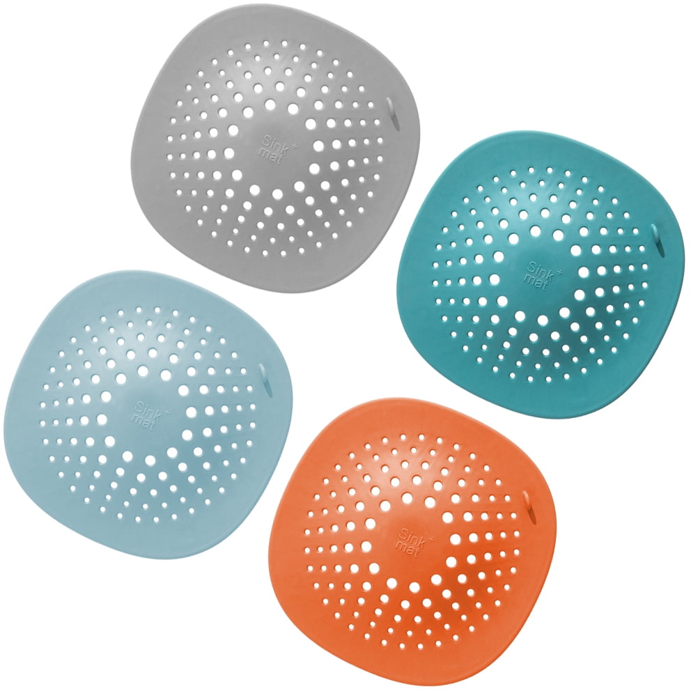 4 Pcs Anticlogging Floor Drain Cover Filter Stainless Soap Dispenser