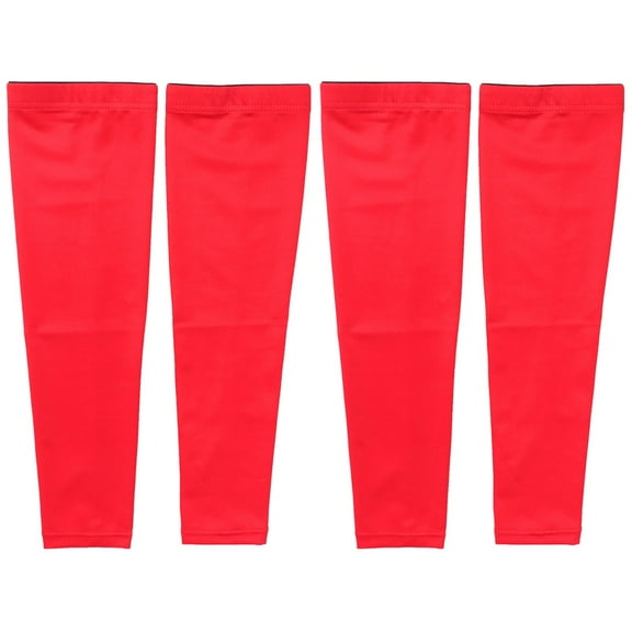 4 Pcs Arm Cover Sleeves Guard Sports Red Men and Women