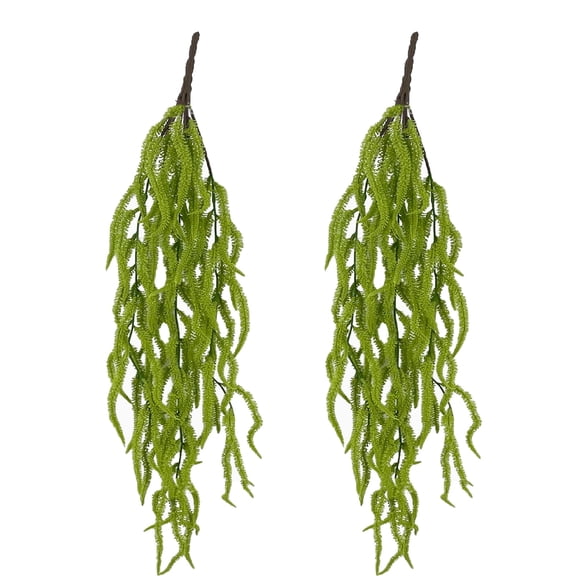 4 Pcs Artificial Amaranthus Stems, 31 Inch Faux Hanging Greenery with Flexible Stems, Realistic Trailing Foliage for Vase Arrangements, Bouquets, Wedding, Home Office & Event Decor