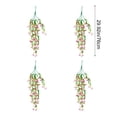 thumbnail image 1 of 4 Pcs Artificial Flowers Yard Decorations Outdoor Simulation Admiralty Willows Green Plants Rattan Wall Hanging Flower Vines Hanging Home Decoration Plants Wedding Decor, 1 of 6
