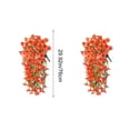 thumbnail image 1 of 4 Pcs Artificial Flowers Yard Decorations Outdoor Simulation Admiralty Willows Green Plants Rattan Wall Hanging Flower Vines Hanging Home Decoration Plants Wedding Decor, 1 of 6