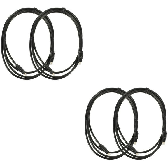 CIMAXIC Optical Audio Cable -Plated Connectors for TV 4Pcs