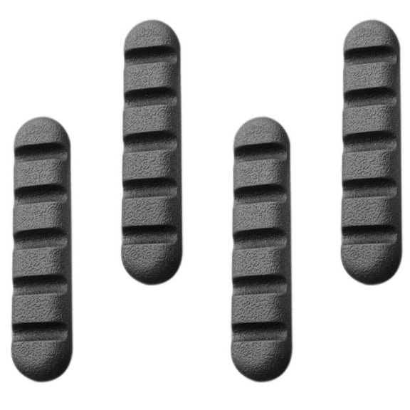 4 Pcs Auto Accessories Anti Collision Stickers Stoppers Door Corner Protector Car Black