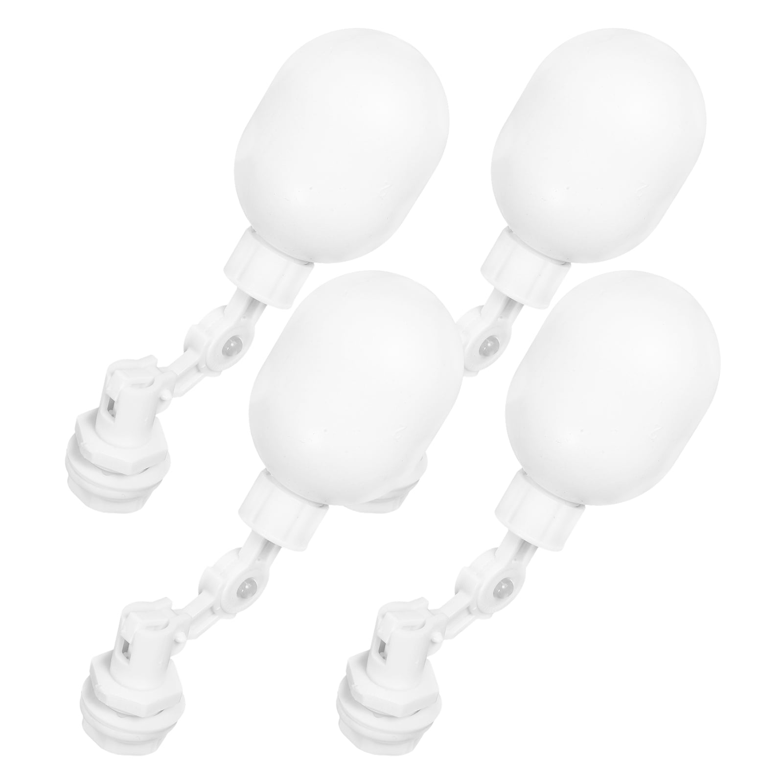 4 Pcs Automatic Water Float Valve Pond Float Valve Aquarium Pool Auto Fill Valve Float Abs 12