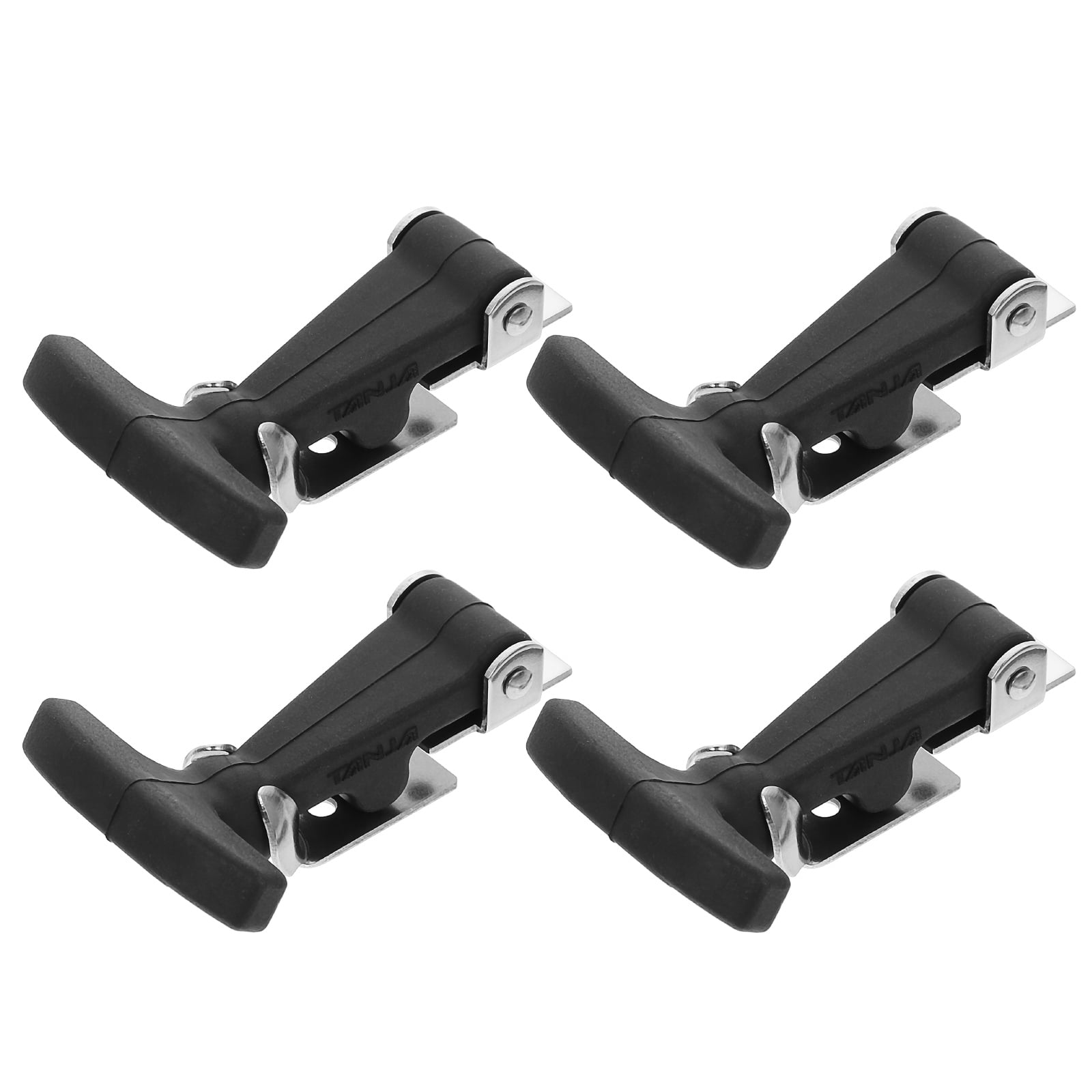 4 Pcs Automotive Clip on Collander Car Hood Latches THandle Catches Engine Locks TLock Buckle