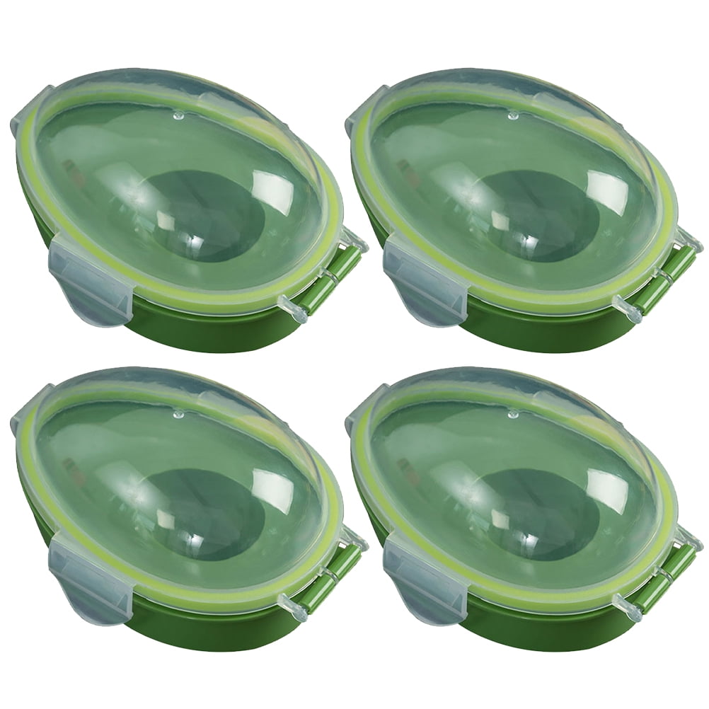 4 Pcs Avocado Crisper Vegetables Fridge Fruit Organizer Easy to Clean
