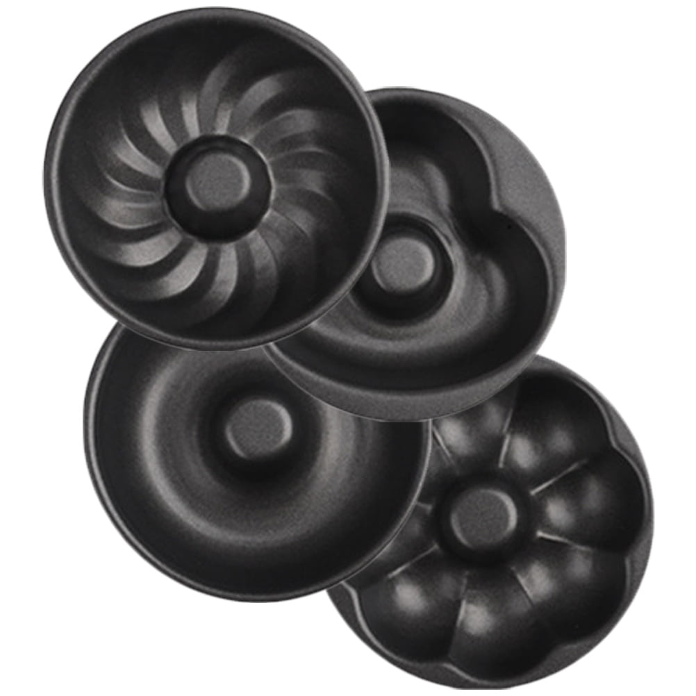 4 Pcs Baking Pan For Cake Chocolate Mold Donut Molds Pans Doughnut