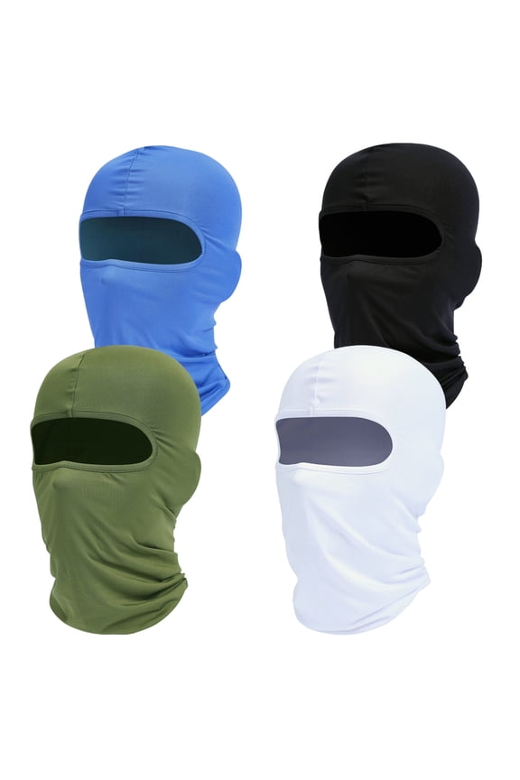 4 Pcs Balaclava Face Ski Mask : Full Face Cover Hood Shiesty Masks for Men Women