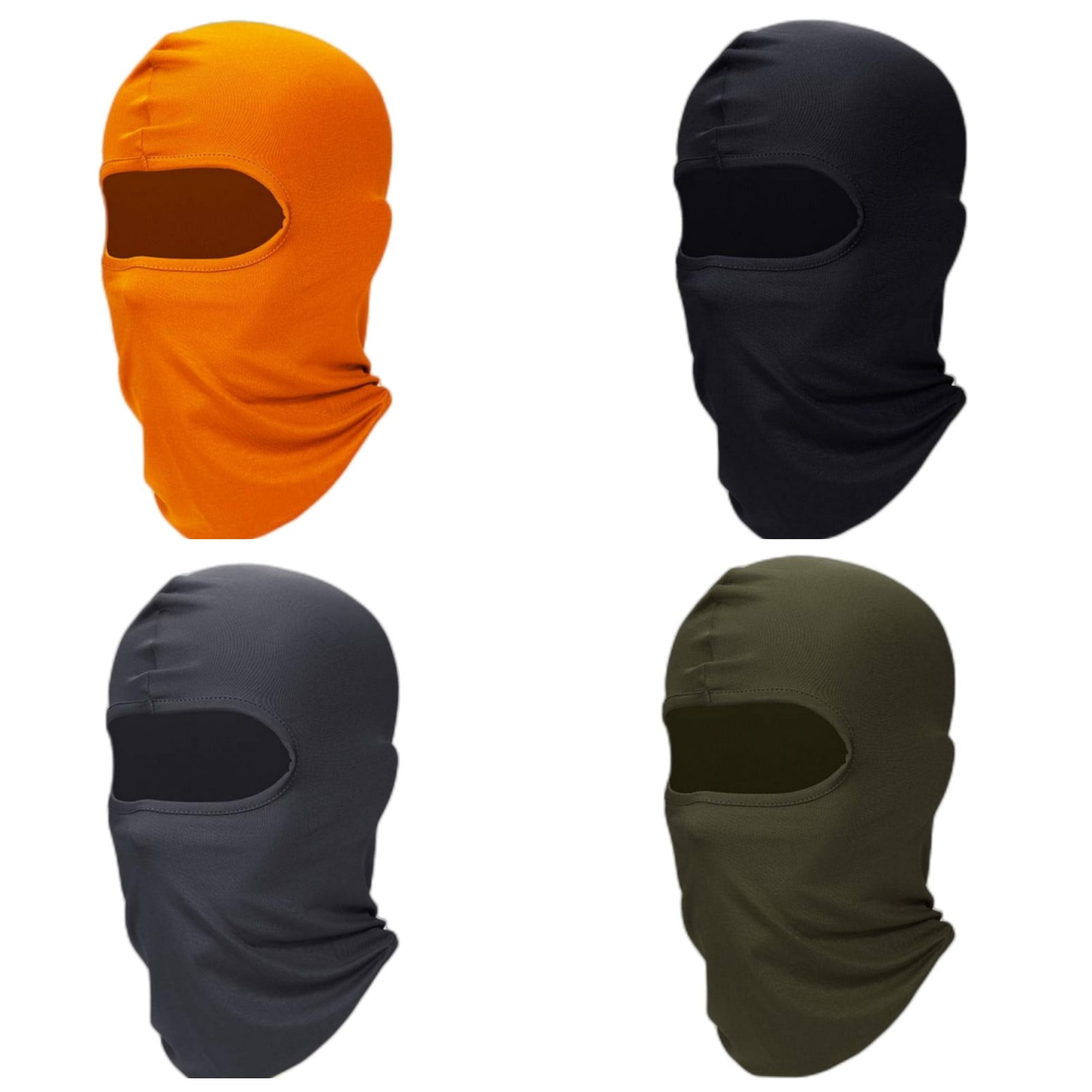 4 Pcs Balaclava Face Ski Mask : Full Face Cover Hood Shiesty Masks For Men  Women