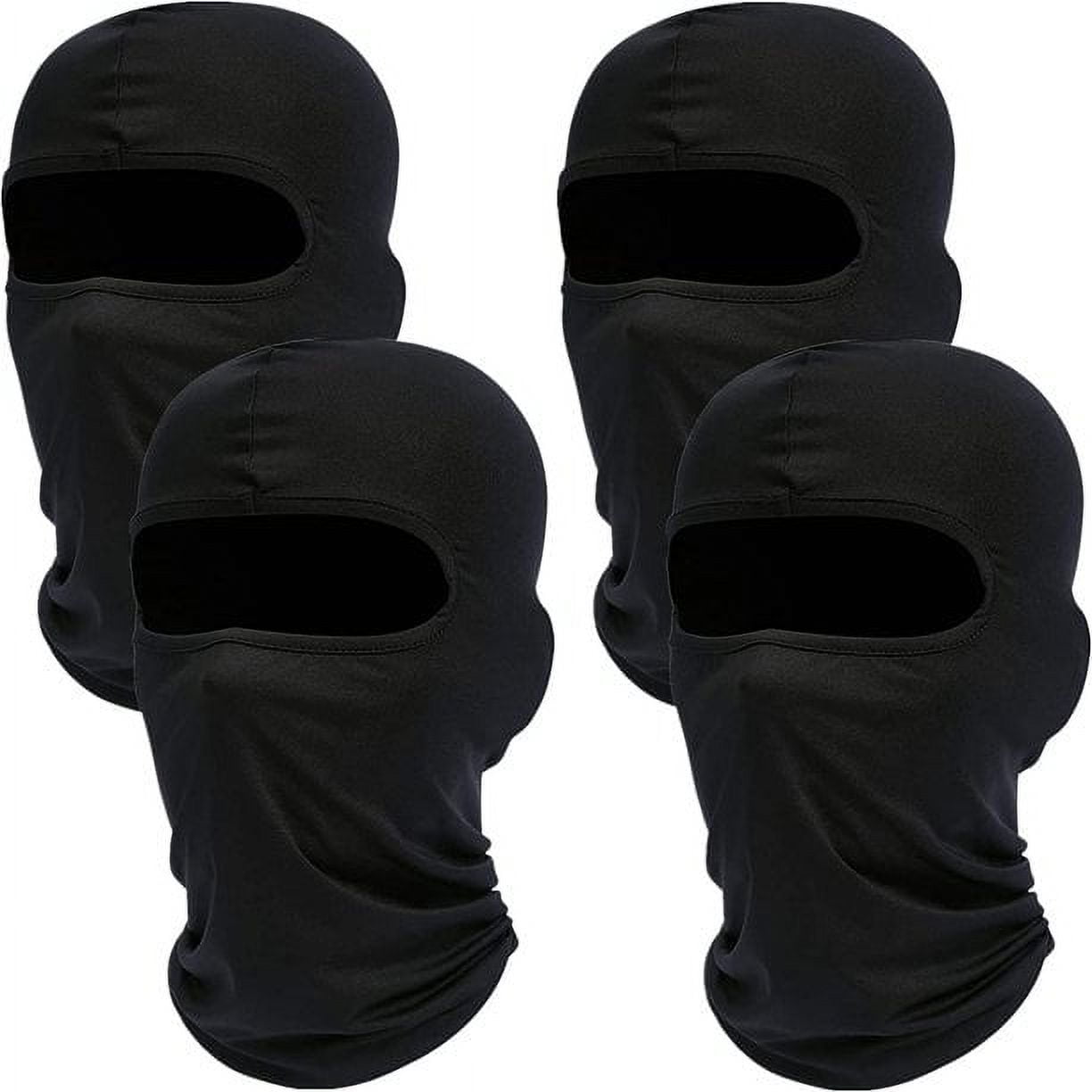 4 Pcs Balaclava Face Ski Mask : Full Face Cover Hood Shiesty Masks for Men  Women 
