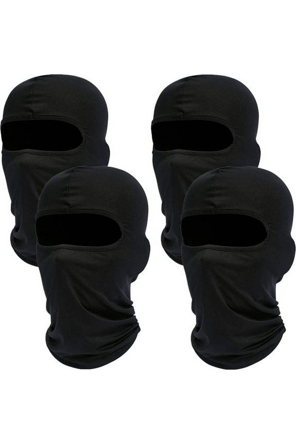 4 Pcs Balaclava Face Ski Mask : Full Face Cover Hood Shiesty Masks for Men Women