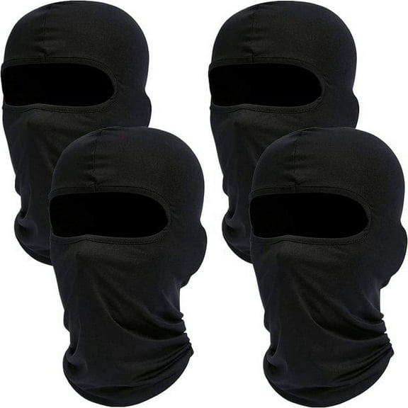 4 Pcs Balaclava Face Ski Mask : Full Face Cover Hood Shiesty Masks for Men Women