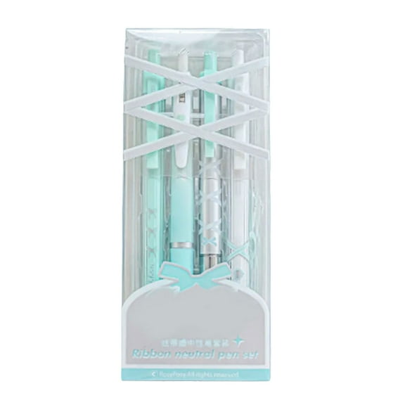 4 Pcs Ballet Strap Bows Gel Pen Retractable Neutral Pen 0.5mm Stationery Pen Writing Pen Gel Ink Pen Journaling Pen