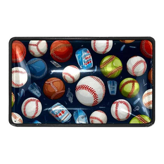 4 Pcs Baseball Crystal Glass Drawer Knob Pull Handle Ergonomic Furniture Cabinet Handle for Kitchen Dresser Cupboard Wardrobe