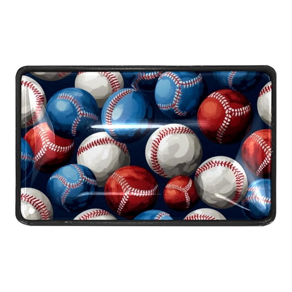 4 Pcs Baseball Crystal Glass Drawer Knob Pull Handle Ergonomic Furniture Cabinet Handle for Kitchen Dresser Cupboard Wardrobe