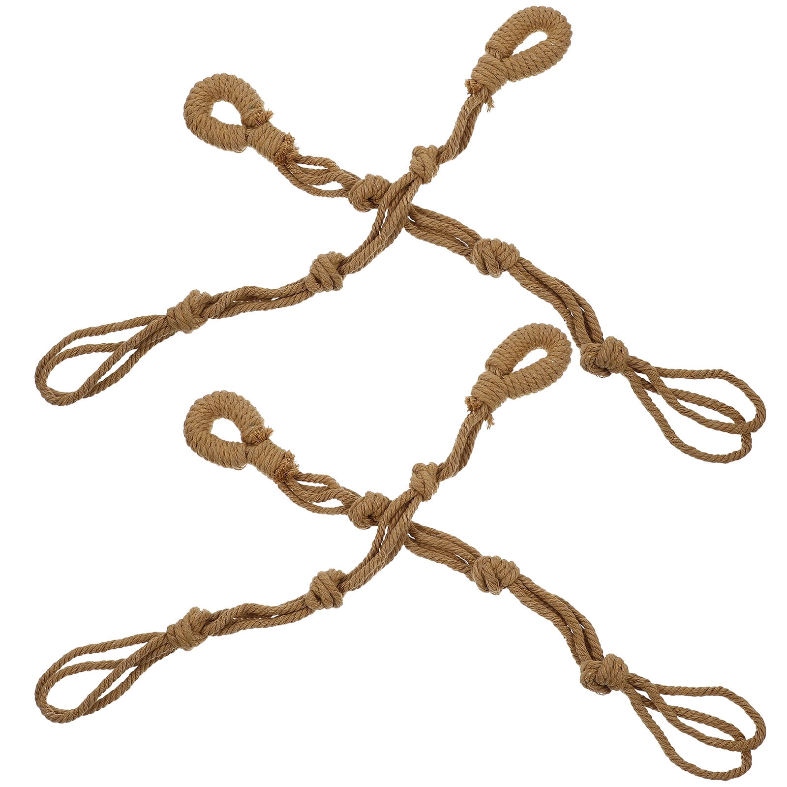 4 Pcs Basket Extender Indoor Plant Pots Hanging Holders Macrame Flower