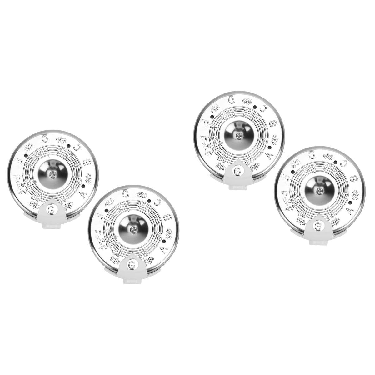 4 Pcs Bass Guitar Pitch Tuner Car Ashtray Multipurpose Violin