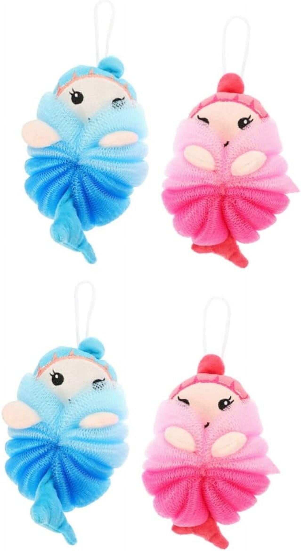 4 Spugne Da Bagno Per Neonati Assorbenti - Forme Animali, Lavabili E Riutilizzabili