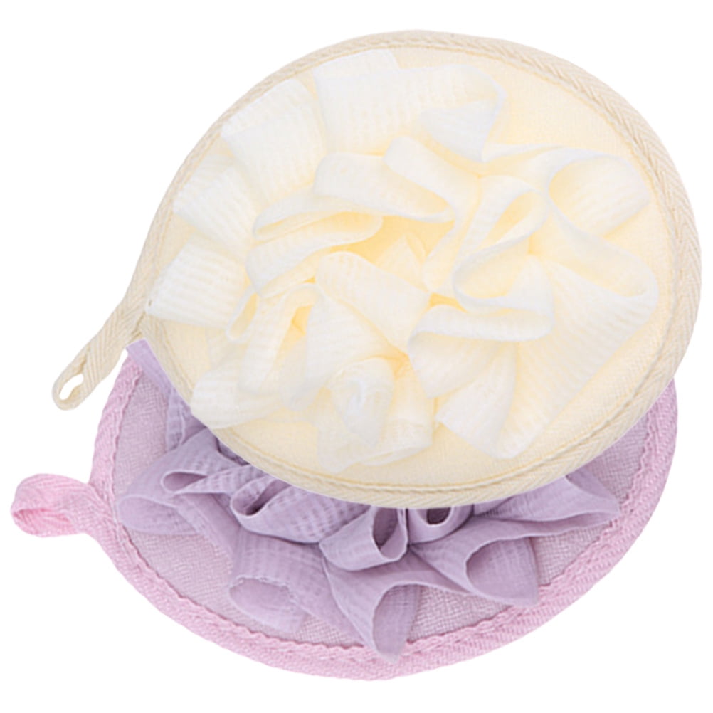4 Pcs Bath Shower Sponge Scrubber Loofahs Sponges Miss Travel Back