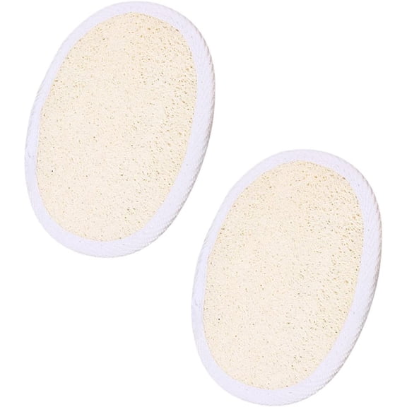 4 Pcs Bath Towel face sponges Facial sponges luffa Scrubber face exfoliator pad Loofah Pads with Lanyard Loofah Sponge Pads Massage Gloves Cleaning Cloth Bath Wipe Sponge mat