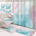 thumbnail image 1 of 4 Pcs Bathroom Sets with Shower Curtain and Rugs, Dog Cat Vintage Retro, Bathroom Decor Paws Pet Foot Animal Shower Curtain Sets for Bathroom Decor, 1 of 4