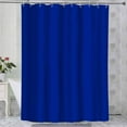 4 Pcs Bathroom Shower Curtain Sets,Classic Royal Blue Shower Curtain