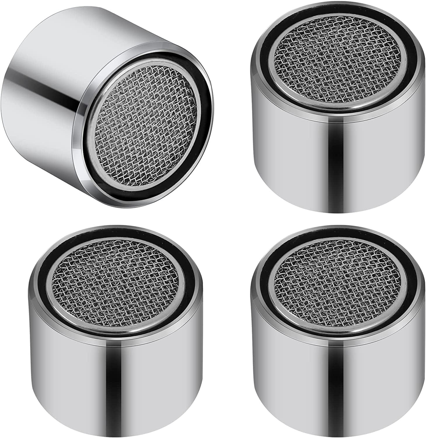 4 Pcs Bathroom Sink Filter Kitchen Faucet Aerator with Brass Shell 55/ ...