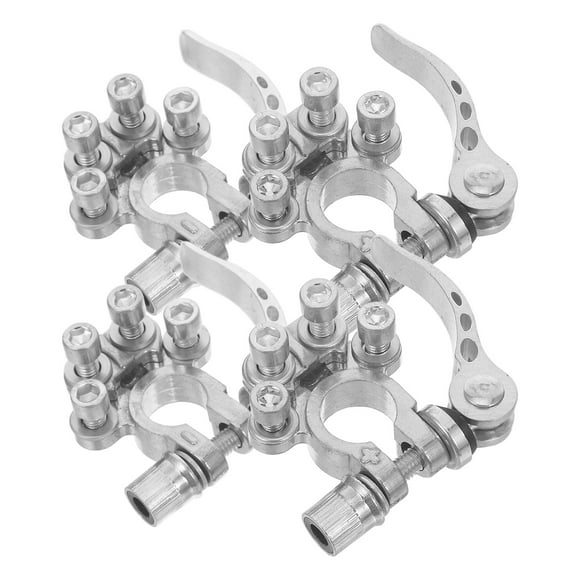 4 Pcs Battery Connector Automotive Cables Electrical Connectors Silver