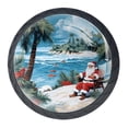 thumbnail image 1 of 4 Pcs Beach Santa Claus Knobs for Kitchen Cabinet Cupboard Dresser Bookcase Drawer Pulls Handles Round Home Decor, 1 of 8