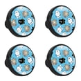 thumbnail image 1 of 4 Pcs Bear Knobs for Kitchen Cabinet Cupboard Dresser Bookcase Drawer Pulls Handles Round Home Decor, 1 of 5