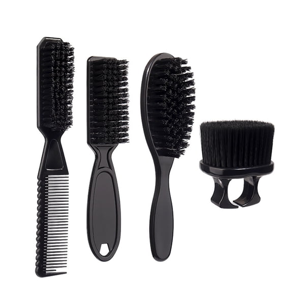4 Pcs Beard Cleaning Brush Hair Styling Brush Grease Brush Neck Duster Brush