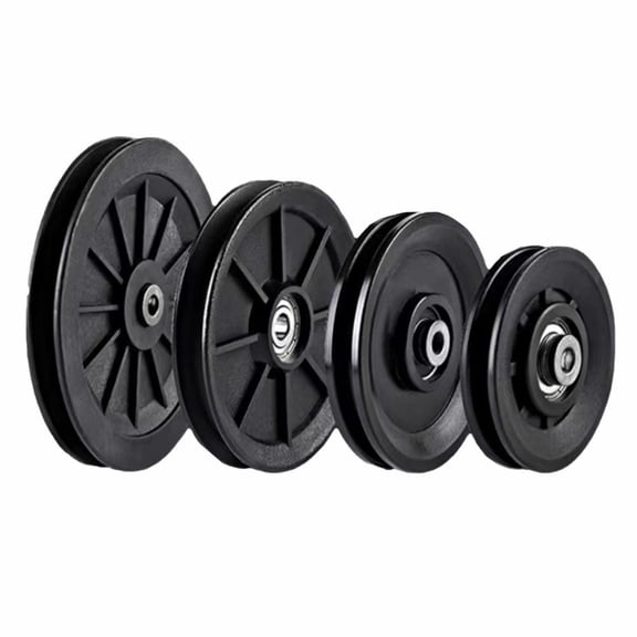 4 Pcs Bearing Pulley 60 70 88 90 95Mm Nylon Silent Pulley For Strength Gym Equipment Longmen Frame Accessories 90Mm Fangkenuo