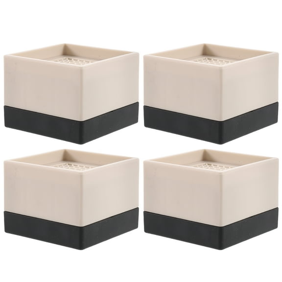 4 Pcs Bed Foot Mat Washing Machine Furniture Raisers Blocks Risers For Desk Legs Height Lift Chair Mattress