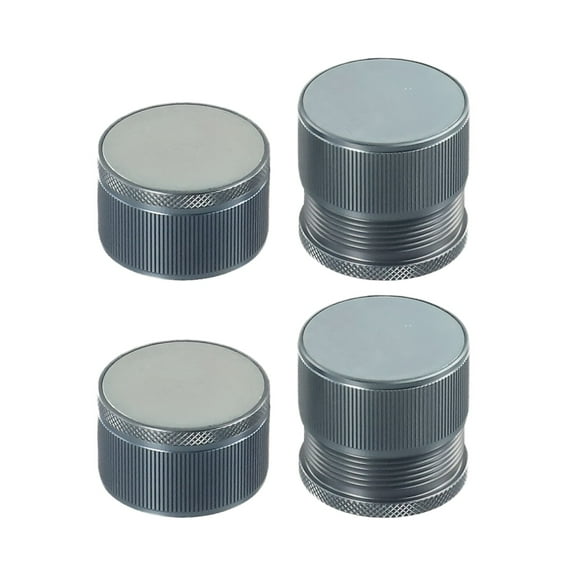 4 Pcs Bed Riser 1.46x0.9x1.65in, Grey Aluminum Alloy Bed Risers With High and Low Temperature Resistance, Adjustable Furniture Risers