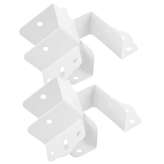 4 Pcs Bed Risers Bed Frame Bed Rail Bracket Bed Hardware Accessories Bedstead Iron