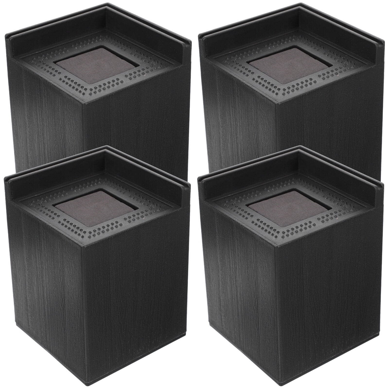 4 Pcs Bed Risers Heavy Duty Raising Blocks Frame Adjustable Desk for