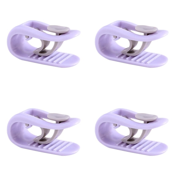 4 Pcs Bed Sheet Gripper Clips, 2.08X1.02X0.78" No Pins Mattress Cover Fasteners, Anti Slip Bedding Holder Clamps, Adjustable Quilt Securing Gadgets, Bed Linen Fixing Supplies for Bedding Organizing