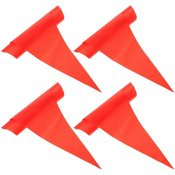 4 Pcs Bicycle Safety Flag Premium Material Bike Sturdy Child