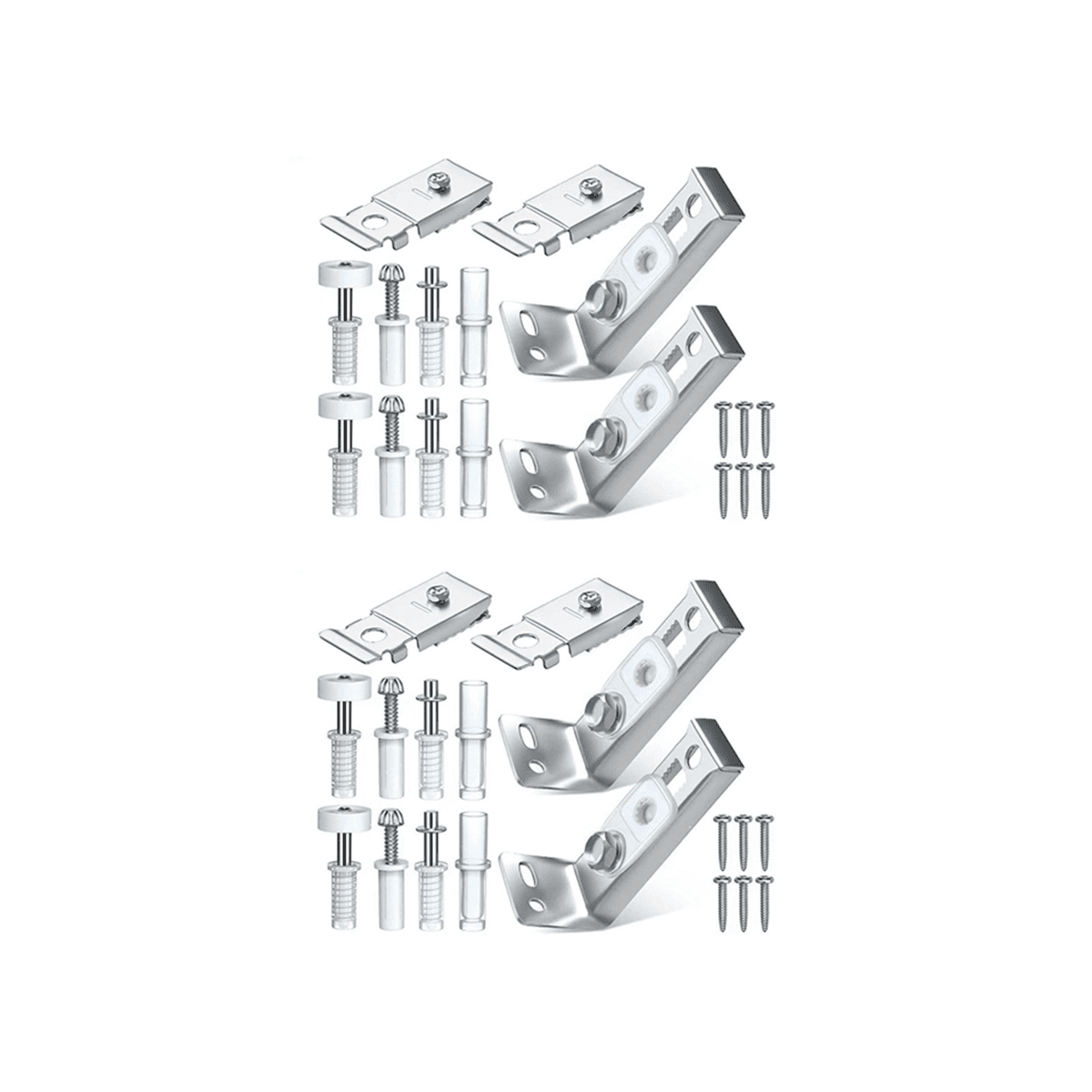 4 Pcs Bifold Door Hinge Bifold Door Hardware Repair Kit Sliding Closet Door Kit Folding Pocket