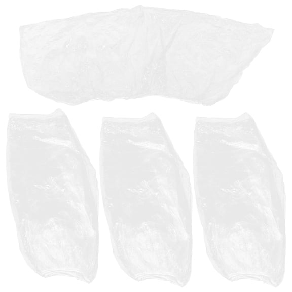 4-Pack Motorcycle Bike Covers, Transparent Outdoor Moped , Weather-Resistant Shield