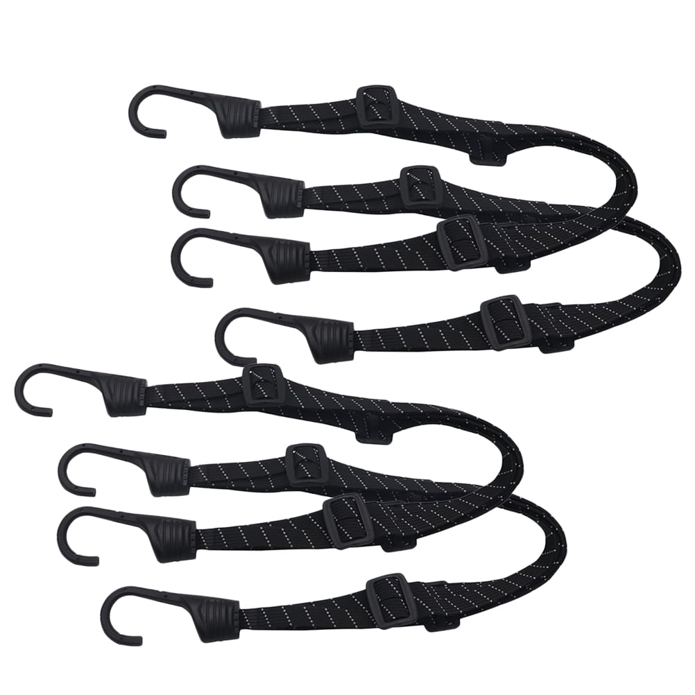 4 Pcs Bike Nylon Straps Bungee Cord Sourkout Glamping Gear Motorcycle