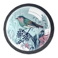 thumbnail image 1 of 4 Pcs Bird Chinese Style Knobs for Kitchen Cabinet Cupboard Dresser Bookcase Drawer Pulls Handles Round Home Decor, 1 of 8