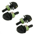 thumbnail image 1 of 4 Pcs Black Plastic Car Front Window Windshield Washer Nozzle for Pair, 1 of 4