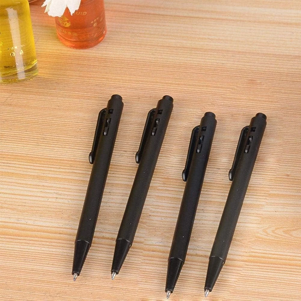 4 Pcs Black Signing Pen (1.0Mm), Portable Gel Pen Fine Point, Gel Ink ...