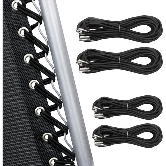 4 Pcs Black Zero Gravity Chair Replacement Cord Universal Repair Kit