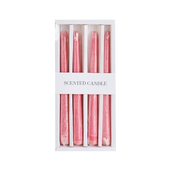 4 Pcs Bleeding Taper Candles Halloween Decoration, Scented Dripping Effect Gothic Candle Set, Spooky Ambiance Table Centerpiece, Home Party Eerie Decor