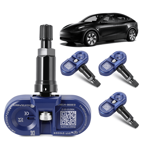 4 Pcs Bluetooth TPMS Tire Pressure Sensor for Tesla Model Y 3 S X 20212024, OE 1490701-01-C 1490701-01-B