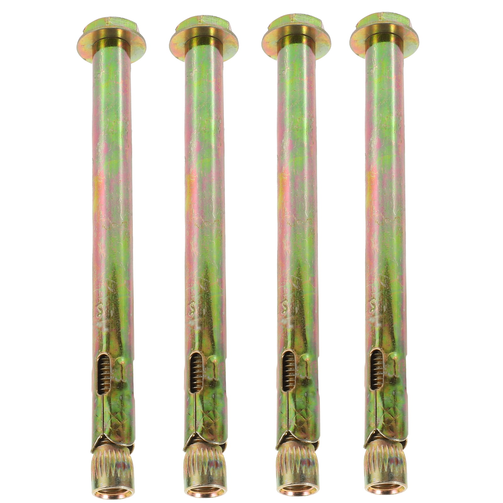 4 Pcs Bolts Concrete Anchor Knurled Drop in Anchors Professional